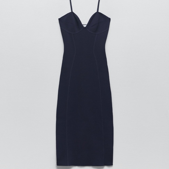 Zara limited edition celeb style midi dress - Picture 6 of 8